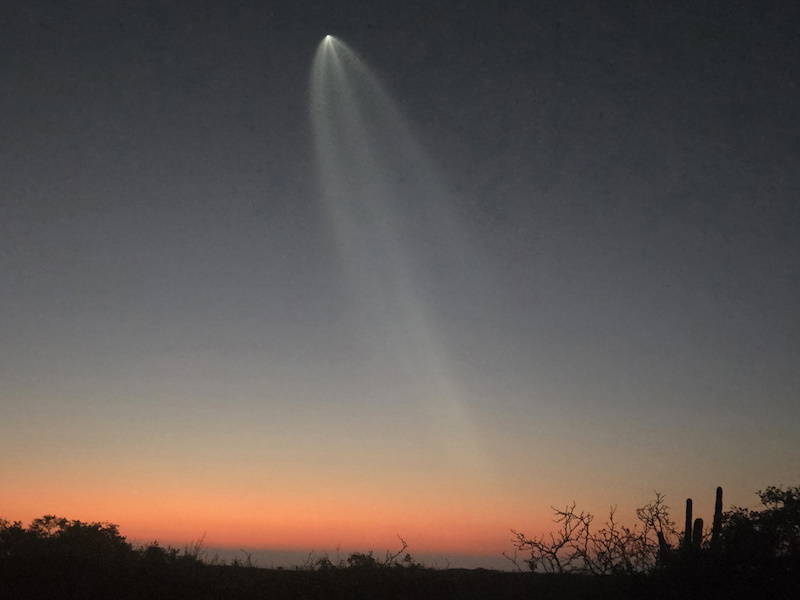 SpaceX rockets launched from Vandenberg take 7 minutes to arrive