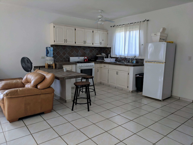 Casita j9 kitchen is large and efficient