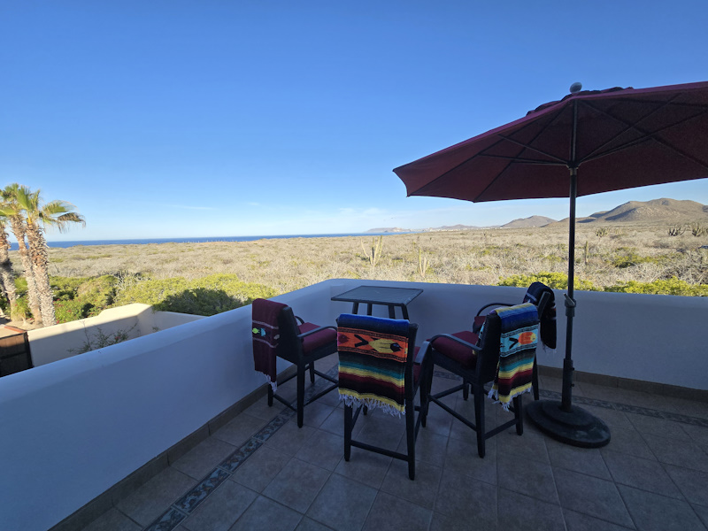 Casa j9 main house north view to Cerritos Beach